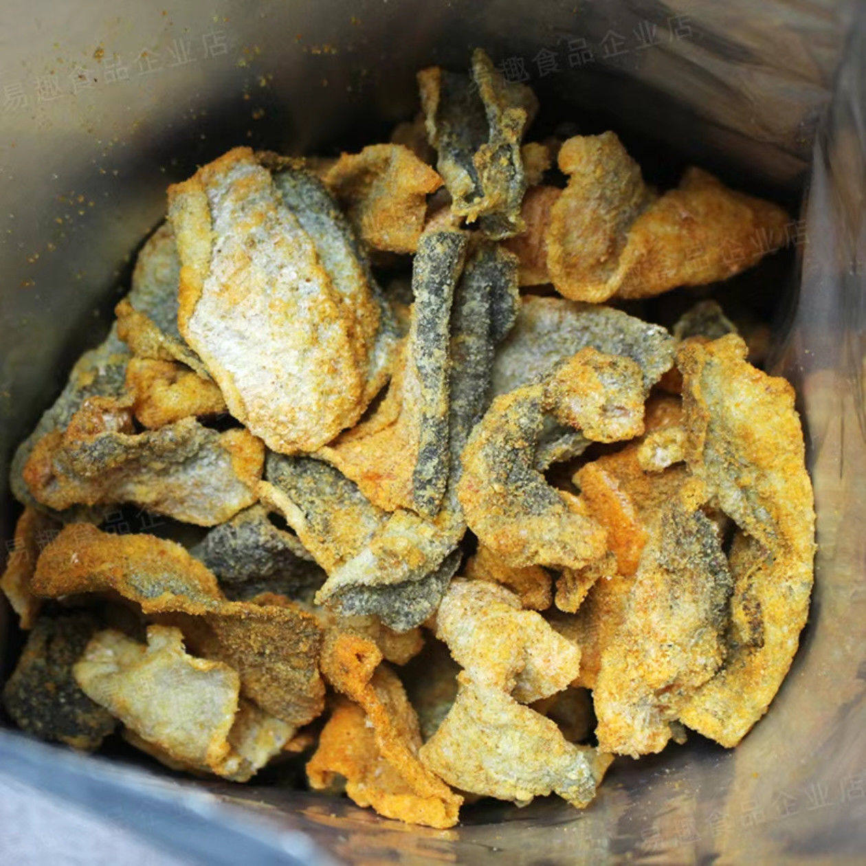 海亿乐咸蛋黄味香酥鱼皮