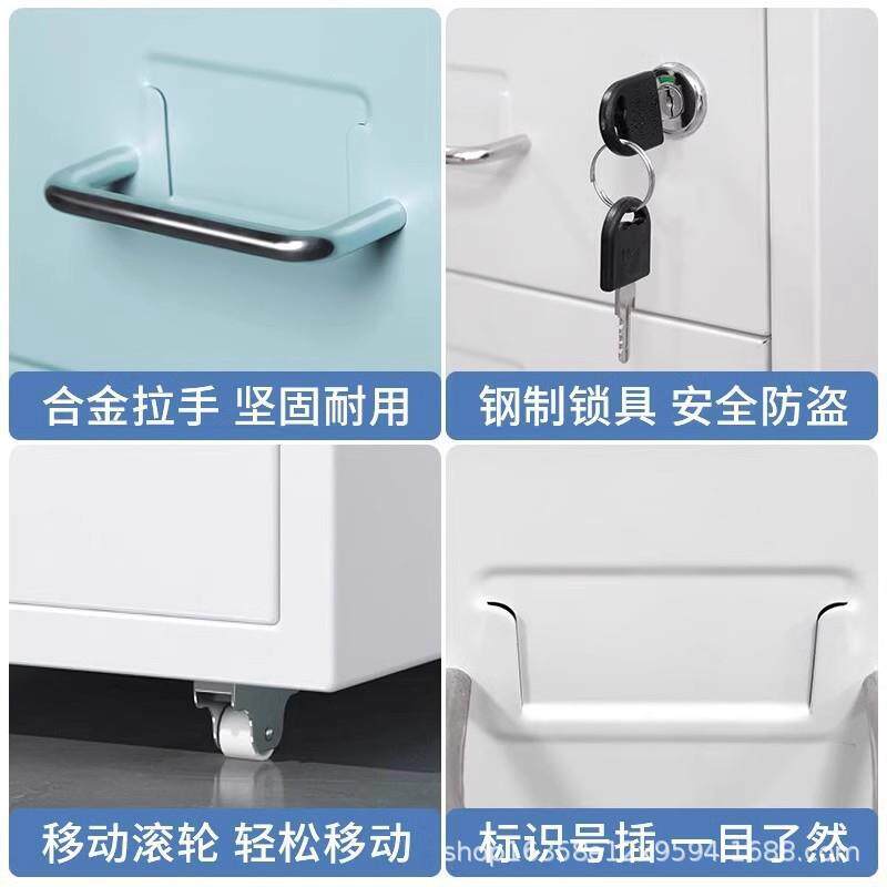 Metal Storage Nightstand: Industrial Steel Cabinet - Product image 4