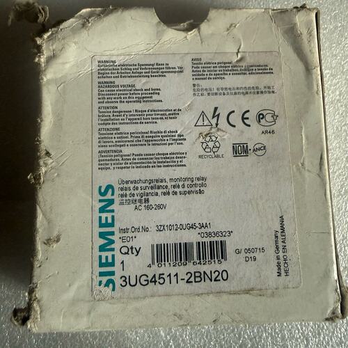 议价监控继电器3UG4511-2BN203UG45112BN203UG45112BN20