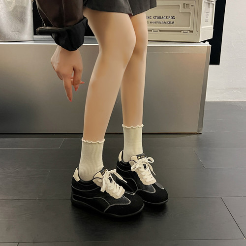 隐形内增高7CM~真皮德训鞋不累脚