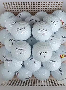 高尔夫球titleistprov1三四层下场练习比赛泰特利斯二手高尔夫球