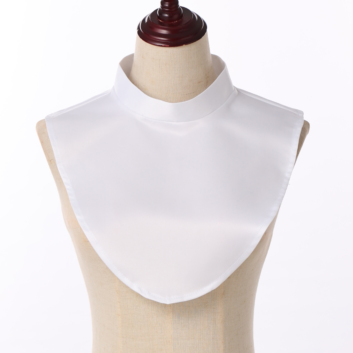 假白衣领衬衫单领可拆卸衣领