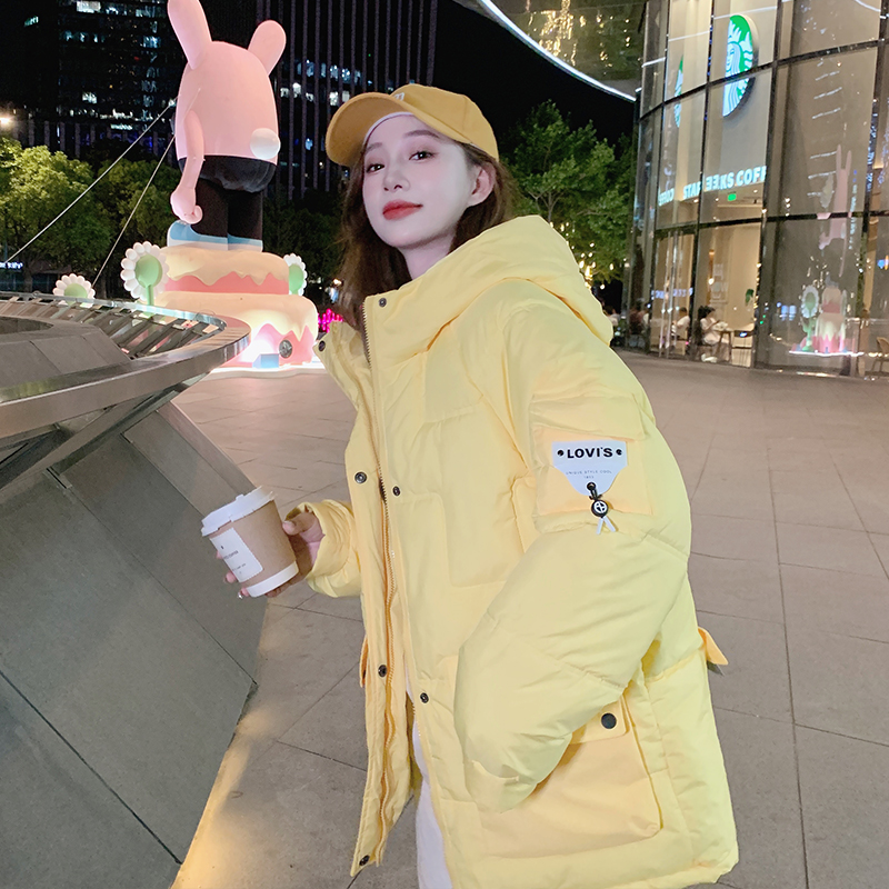 oversize面包服短款羽绒棉衣棉服女2025年新款潮秋冬季外套厚棉袄