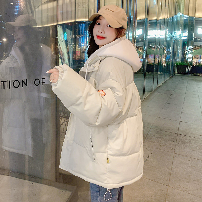 加厚面包服短款羽绒棉衣棉服女韩版宽松秋冬季外套棉袄2021年新款