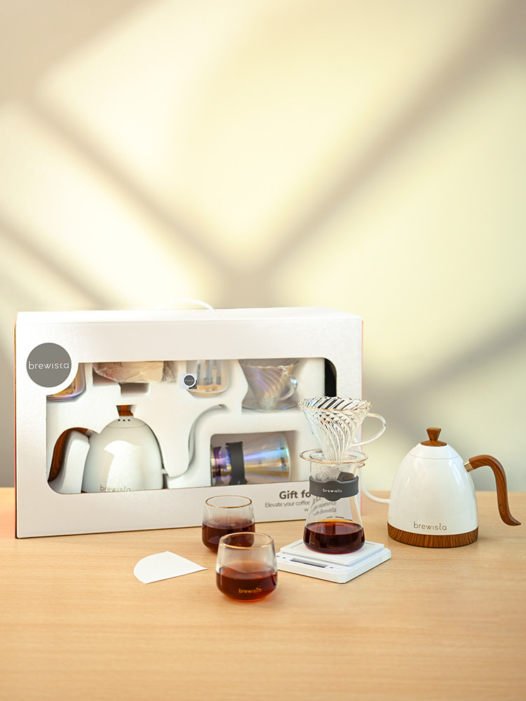 Brewista手冲咖啡礼盒套装温控咖啡壶过滤杯共享壶数字秤套装组合