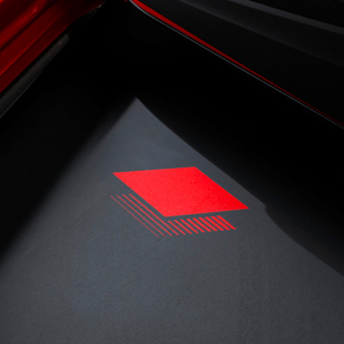 奥迪原厂迎宾灯 新款性能菱形标投影灯RS3RS4RS5S6S7德国菱形门灯