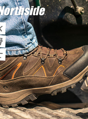 NORTHSIDE登山鞋男防水防滑专业高帮耐磨徒步鞋越野男鞋户外鞋