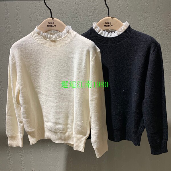 little moco专柜正品24冬装女童羊毛混纺打底衫毛衫KBD4SWT015
