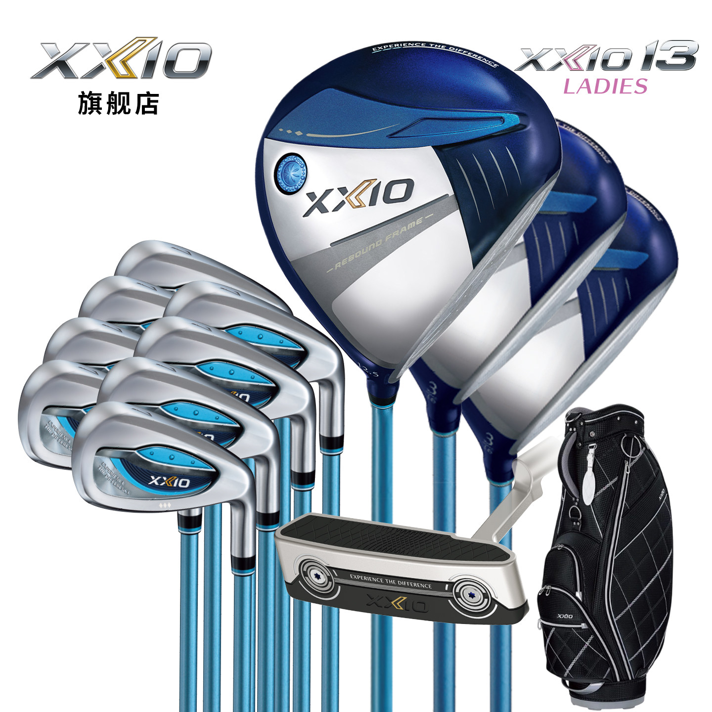 XXIO/XX10 MP1300 高尔夫球杆 女士套杆 golf易打远距高容错套杆 - 实物图