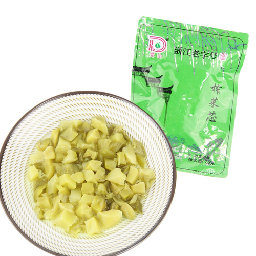 党山榨菜芯25g榨菜块榨菜粒咸菜下饭菜不辣酱菜爽口