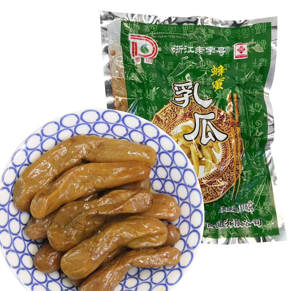 党山蜂蜜乳瓜酱腌小黄瓜脆甜腌制酱菜咸菜下饭菜小包袋118g