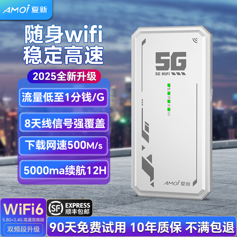真5G随身WiFi千兆双频三大黑科技