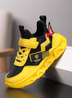 ABC EUEU男童鞋子皮卡丘儿童运动鞋秋冬皮面小男孩帅气休闲鞋软底