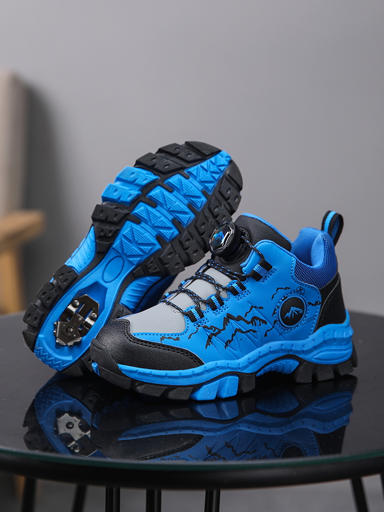 阿童木儿童鞋2023冬季新款户外鞋防水男童防滑女童登山鞋运动鞋子