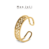 Mon 设计 故宫文化中国风时尚 Joli 曼卓珠宝故宫花窗系列手镯