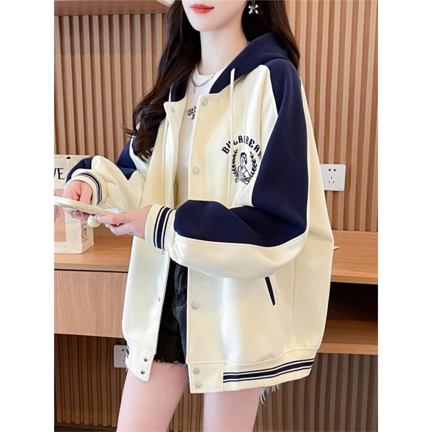 早秋棒球服外套女春秋季