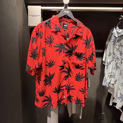 Vans范斯短袖衬衫26夏新款舒适短袖柔软衬衫VN000VTKIZQ