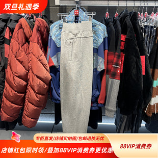 中国李宁26春冬新款 AKLW162 女子宽松重磅弯刀直筒休闲长裤