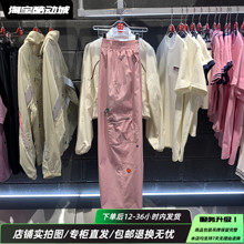 中国李宁25夏新款跨界合作联名女子宽松直筒工装运动长裤AKXV340