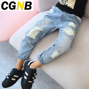 初秋男童牛仔裤