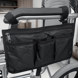 轮椅侧边收纳袋收纳挂包电动挂袋配件挂物多功能储物袋婴儿车扶手