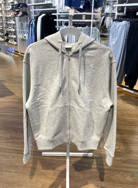 正品MLB简约LOGO字母时尚百搭男女运动休闲连帽夹克外套3ATRB0544