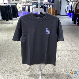 T恤3ATSM2153 简约百搭透气圆领休闲运动短袖 正品 MLB男女夏新款