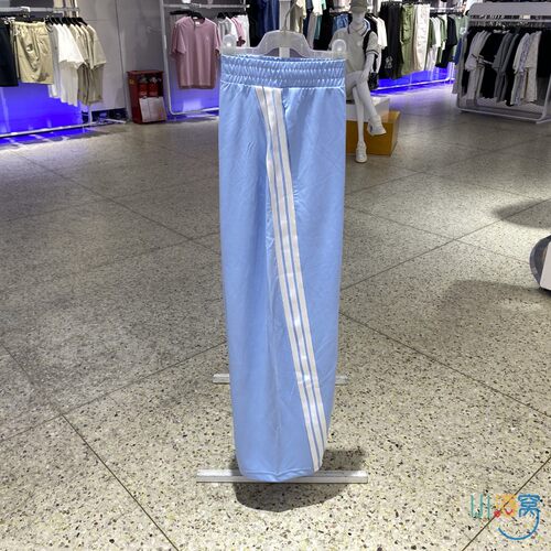 阿迪达斯女宽松透气运动针织长裤