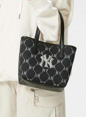 正品MLB简约LOGO时尚大容量男女款运动休闲单肩包斜挎包3AORMJ26N