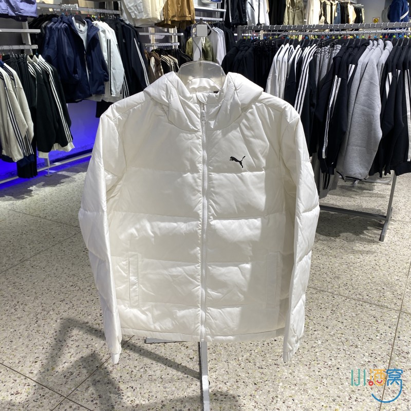 正品彪马PUMA男连帽羽绒服外套