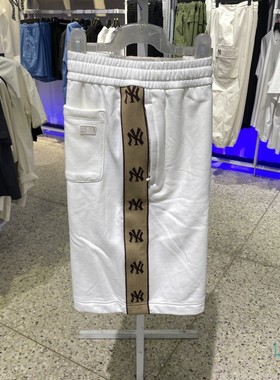 2025夏新款正品MLB男女时尚潮流舒适休闲运动针织短裤3ASPM0353