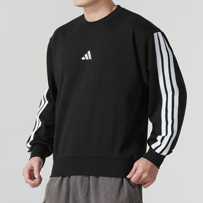 阿迪达斯圆领长袖卫衣