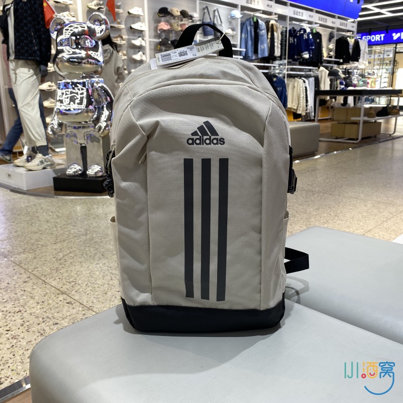 正品Adidas阿迪达斯百搭经典LOGO男女旅行运动休闲双肩包IX3178