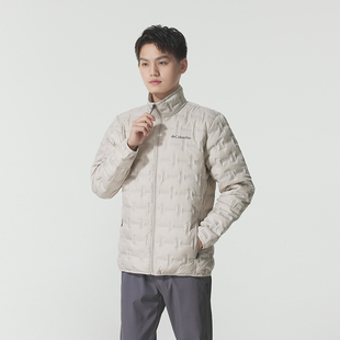 正品哥伦比亚Columbia男款立领保暖百搭运动休闲羽绒服WE8412278