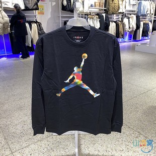 T恤IM6512 Jordan彩虹飞人LOGO运动休闲长袖 010 NIKE耐克男款 正品