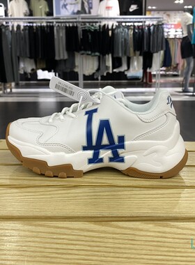 正品MLB简约透气拼接耐磨舒适低帮男女户外运动休闲鞋3ASHBCV4N