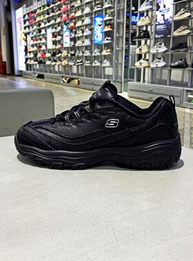 正品SKECHERS斯凯奇春秋简约经典拼接女百搭运动低帮休闲鞋76605