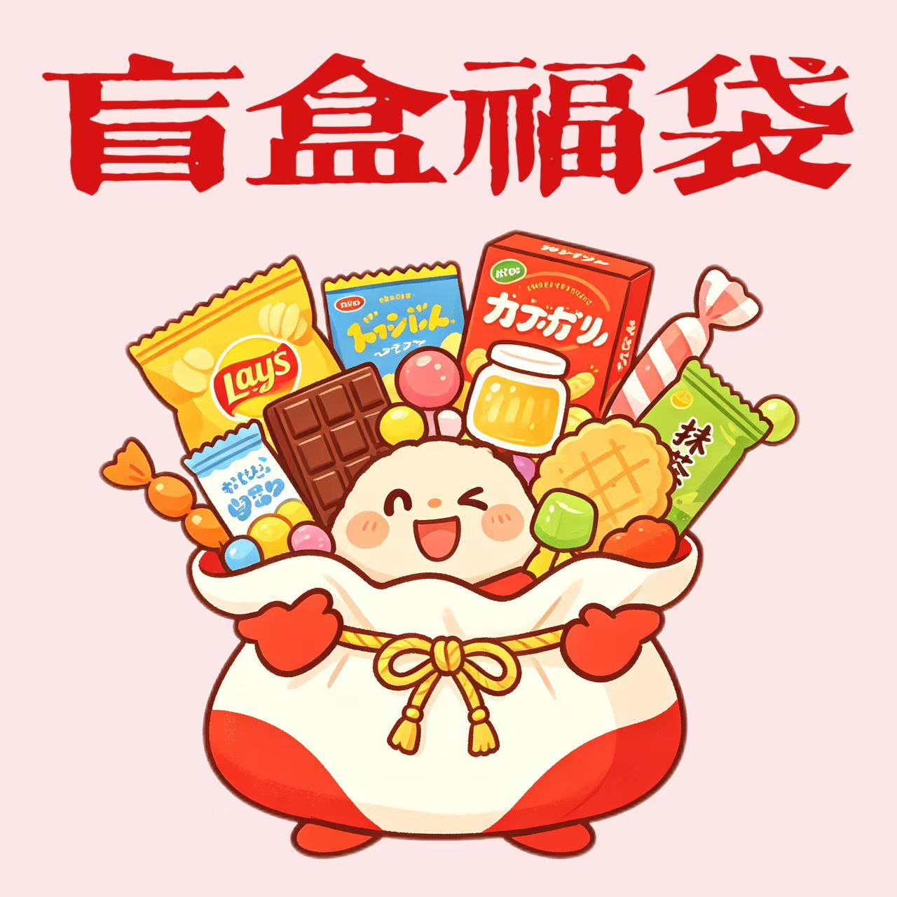 日本零食盲盒福袋进口大礼包随机混搭巧克力薯片糖果饼干送礼自用