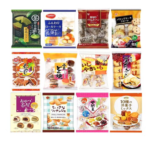 日本糕点合集丸京铜锣烧年轮蛋糕