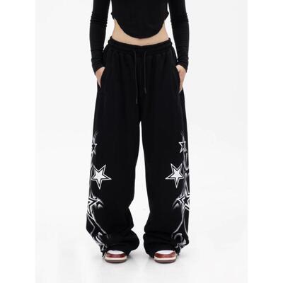 高腰嘻哈其他长裤薄款阔腿裤