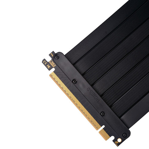 PCIe5.0X16显卡延长线ITX机箱PCI-E5.0X16GPU线Gen5转接线
