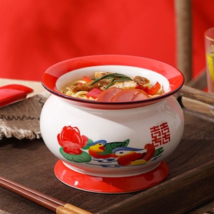 中国风搞怪饭碗古代水杯怀旧面碗带盖痰盂茶缸子怀旧老式大号餐具