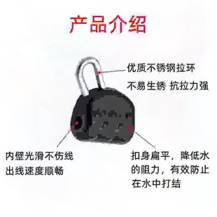 阿波扣外挂浮漂外挂器浮漂链接环立漂滑漂链接海钓阿波漂链接器