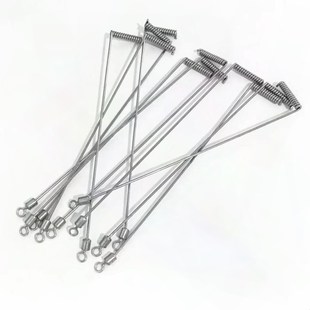 钢丝天平支架旋转天平美式转环连接器单刀串钩钓组海钓渔具配件