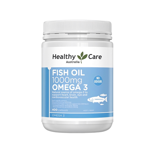 HealthyCare Omega3深海鱼油软胶囊1000mg 400粒