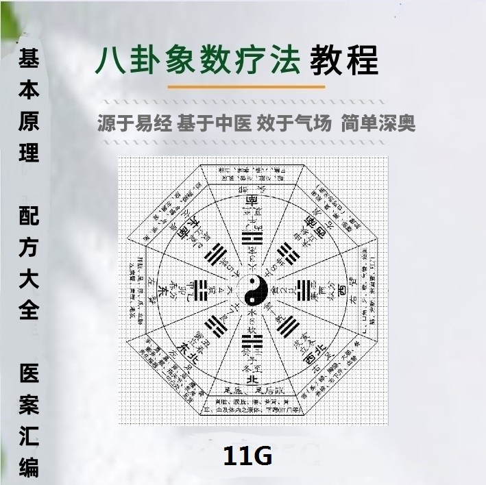 象数疗法视频教程易医案自然教学取数配方数字自学中医PPT大全套