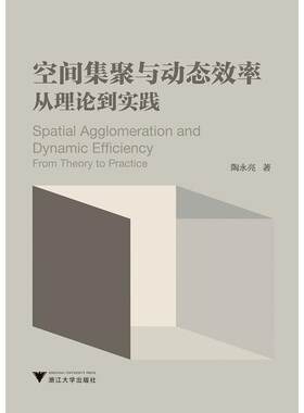 空间集聚与动态效率 从理论到实践陶永亮9787308184274浙江大学图