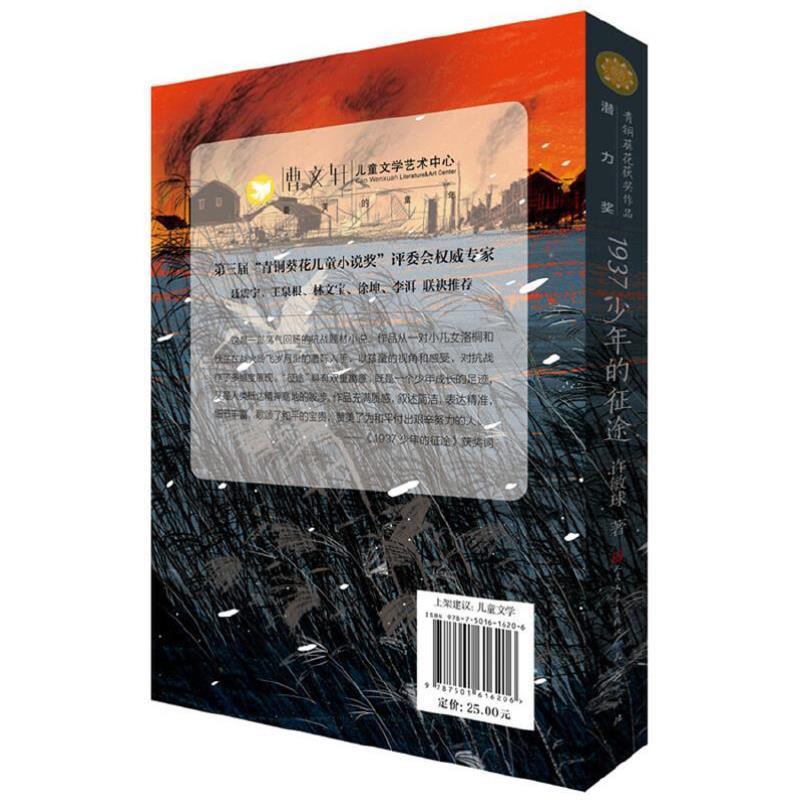 （正版）1937少年的征途 许敏球青铜葵花儿童小说获作品 6-9-12岁儿童文学作品小学生课外阅读书籍 天天出版