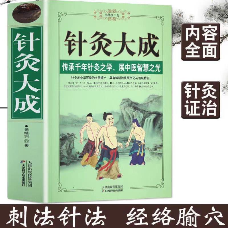 （正版）针灸大成 原文集注白话解完整版杨继洲艾灸中医针灸基础理论临床医学大全针灸学全集内经甲乙经校释灸绳董氏奇穴析要书籍