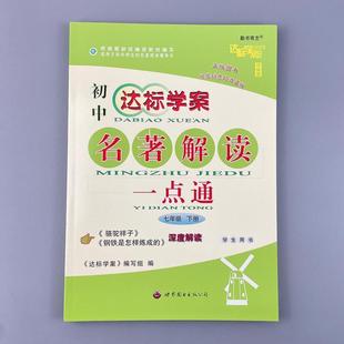（正版）2025初中达标学案名著解读一点通七年级下册 学生用书 本书编写组 骆驼祥子钢铁是怎样炼成的深度解读 世界图书出版社